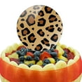 thumbnail image 5 of Acrylic Leopard Print Animal Spots Cake Topper Party Decoration for Wedding Anniversary Birthday Graduation, 5 of 6