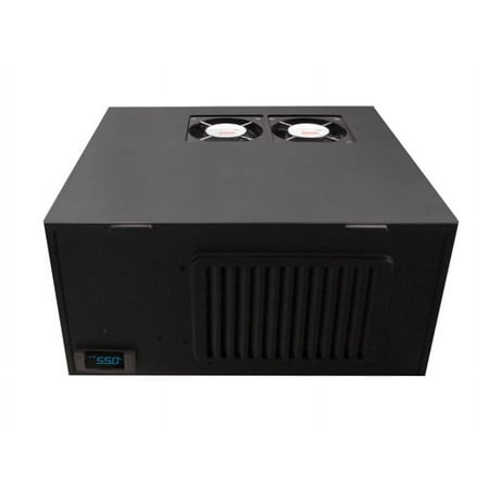 Vinotemp - Wine-Mate 1500HTD-TE Self-Contained Cellar Cooling System With Top Exhaust - Black