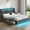 Grey, variant on Greenstell Smart Charging Storage Bed Frame - 900lbs Capacity Noise-Free, Full, Off White
