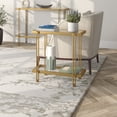 thumbnail image 5 of Evelyn&Zoe,ez 24" Wide Rectangular Side Table, Brass, 5 of 8