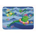 thumbnail image 1 of Carolines Treasures APH0089RUG Tapis en Mousse à Mémoire de Forme Lavable en Machine Grenouilles Natation, 1 of 4