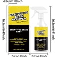 thumbnail image 3 of YiJuHui 3pcs Multi-Purpose Stain Remover A powerful cleaner for kitchens, toilets. Its quick-acting formula effectively removes water stains, rust, yellowing, and stubborn residues(120ml/4oz), 3 of 9