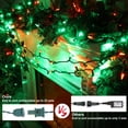 thumbnail image 2 of Cadena de luces Brizled de 33 pies, 100 LED, rojo y verde, 120 V, 2 of 7