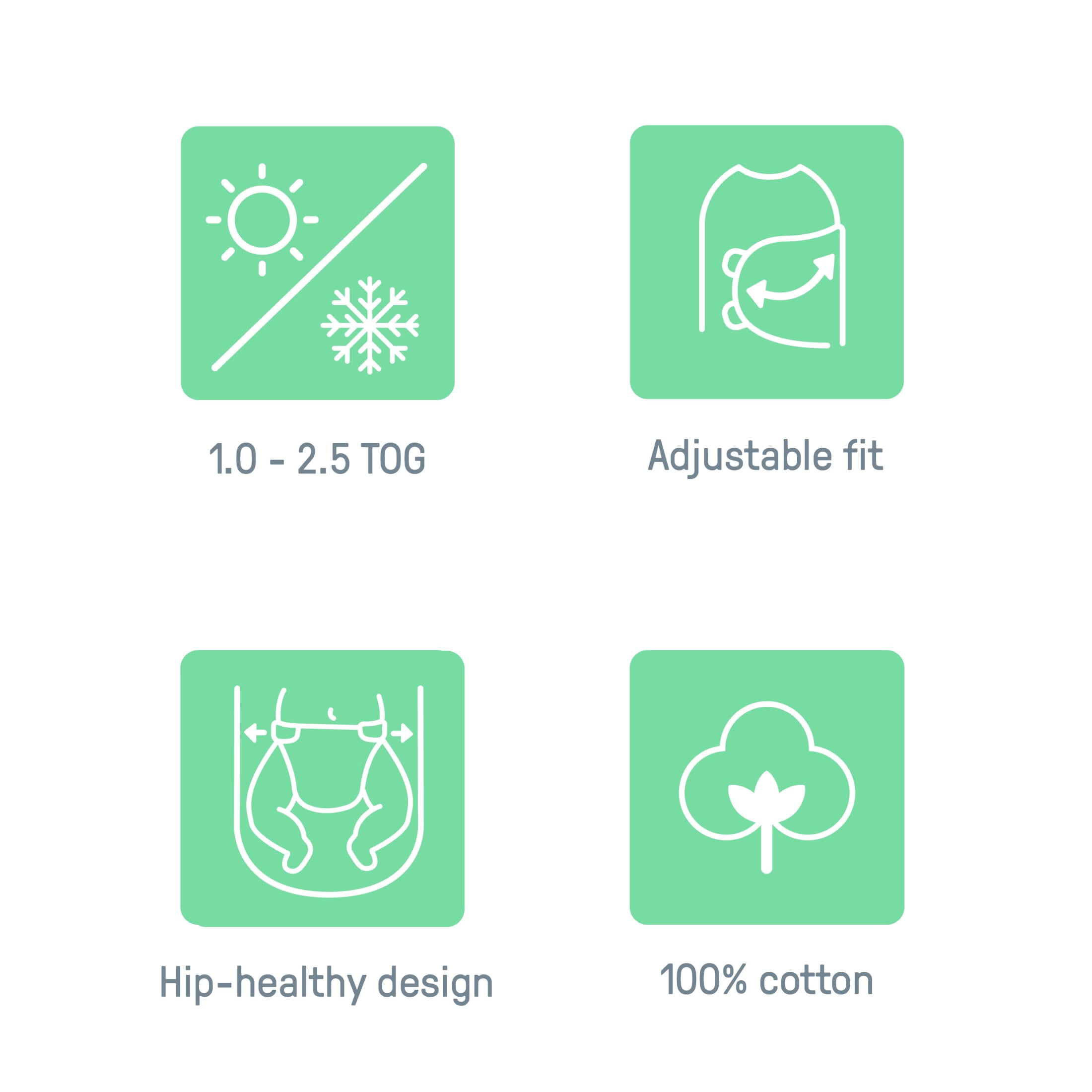 SwaddleMe by Ingenuity All Season Baby Swaddle, 1.0-2.5 TOG, Size 0-3 Months, 7-14 Pounds - Stardust
