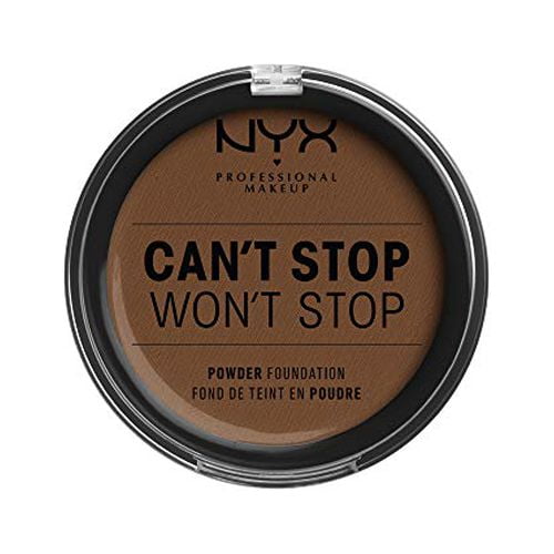 Fundación en polvo NYX CAN'T STOP WON'T STOP MOCHA. (80 characters)