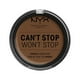 thumbnail image 1 of Fundación en polvo NYX CAN'T STOP WON'T STOP MOCHA. (80 characters), 1 of 3
