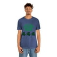 thumbnail image 5 of Let The Shenanigans Begin Leopard Shamrock Unisex Jersey Short Sleeve Tee, 5 of 10
