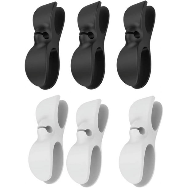 6PCS Wire Cord Organizer for Appliances, Silicone Cord Wrap Holder and Silicone Cable Ties, Wire Organizer Stick On Cooker Accessories for Mixer, Blender, Toaster, Coffee Maker, Air Fryer