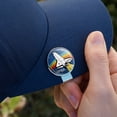 thumbnail image 5 of NASA Logo Over Space Shuttle with Rainbow Golf Hat Clip With Magnetic Ball Marker, 5 of 7