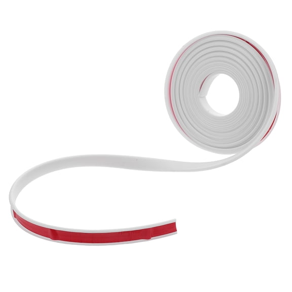 KALLORY 1 Roll Rubber Edge Trim: Self-Adhesive Flexible Edge Protector for Plywood Cabinet Drawer - Peel and Stick U Shaped Banding