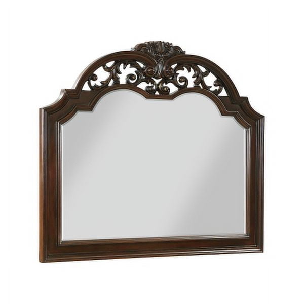 Classic Adelina Mirror with Scroll Detail and Acanthus Leaf Carvings