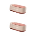 thumbnail image 1 of 2x Limpiadores Ultrasónicos Dentaduras Postizas Monedas Maquinillas de Afeitar Joyería Lavadora Naranja BLESIY Limpiador ultrasónico, 1 of 8