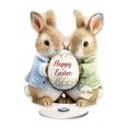 thumbnail image 1 of Cheapark Easter 2D Bunny and Egg Rotating Acrylic Decoration Spring Table Centerpiece with Spinning Base for Holiday Display, 1 of 6