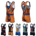 thumbnail image 4 of Mono informal de una pieza sin mangas para hombre, traje de Cosplay de Vegeta Goku, camiseta sin mangas de una pieza, talla grande, el mejor regalo, 4 of 5