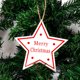 thumbnail image 3 of Advancent Adornos de estrella de árbol de Navidad, adornos colgantes interesantes, colgante de vacaciones, colgante de de Año Nuevo, Kits de decoración para fiestas Rojo, 3 of 6