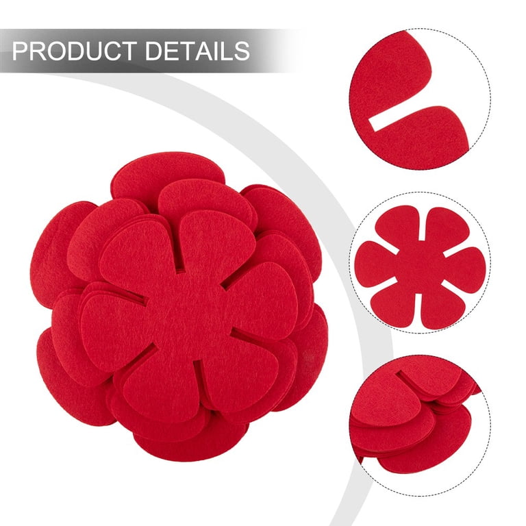 PRETYZOOM 6-Piece Felt Pot & Pan Protectors – Pink, 3 Sizes, Anti-Scratch Stacking Dividers For Kitchen