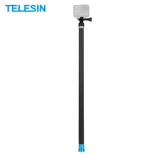 TELESIN Portable Selfie Stick with 3-jaw Adapter - Compatible with Insta 360  DJI, Ideal for Travel and Outdoor Adventures 