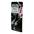 thumbnail image 2 of iJewelry2 Round Cut Clear CZ Stainless Steel Magnetic Stud Earrings, 2 of 2