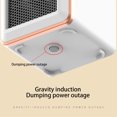 thumbnail image 5 of Nkmbld Space Heater for Office, 1200W Heaters with Thermostat, Fast Heating Ceramic Room Small Heater with Heating and Fan Modes for Bedroom, Office, White, 5 of 8