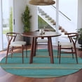 thumbnail image 3 of Round Rugs 5Ft, Teal Wood Grain Round Area Rug Washable Indoor Throw Carpet, Farmhouse Vintage Wooden Rustic Soft Non Slip Circle Rug for Cabinet Bathroom Home Decor Aesthetic, 3 of 8