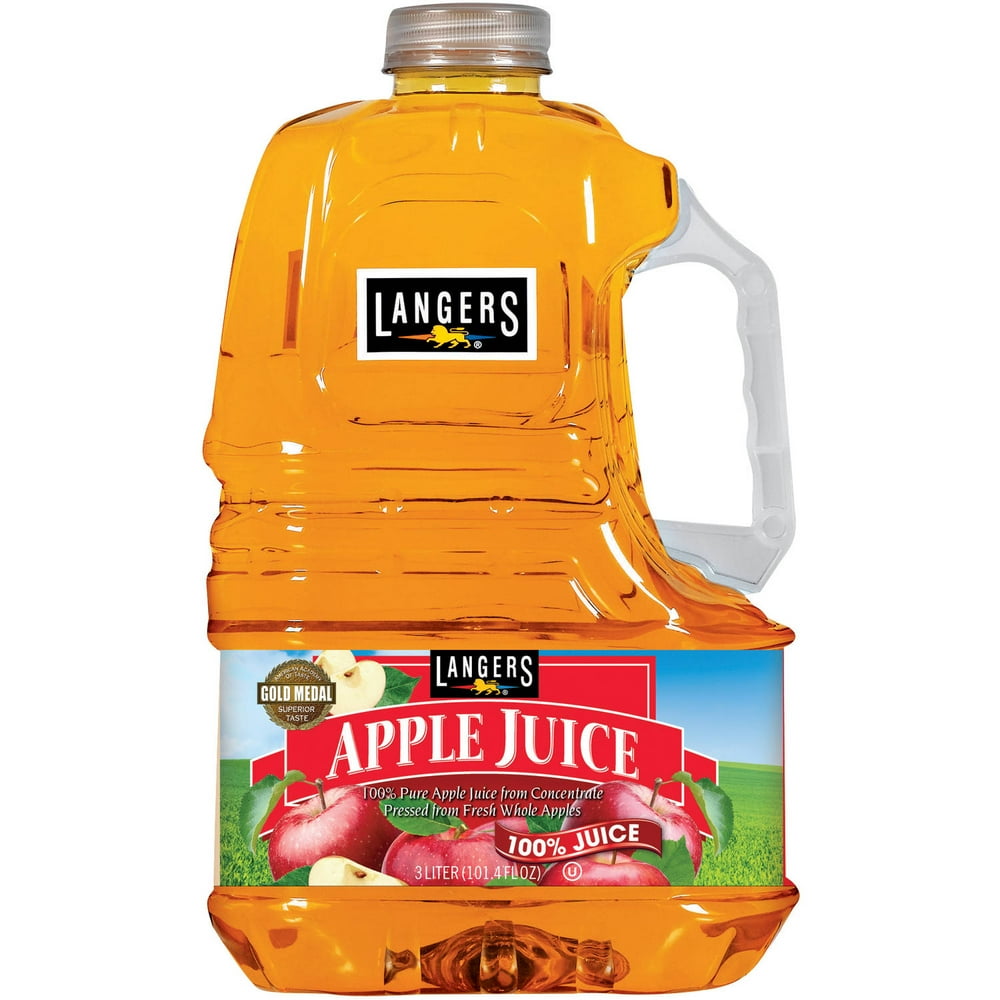 Langers 100 Apple Juice, 101.4 Fl. Oz.