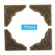 thumbnail image 2 of 100 UNIDADES Retro Álbumes de Metal Protector de Esquina Álbum Esquina Protector Decorativo Cubierta Cian Bronce Hierro DIY Álbum de Fotos Cubierta de Borde de Libro 22mm ANGGREK Otros, 2 of 8