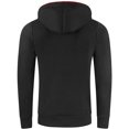 thumbnail image 6 of Brondbend Sweatsuits Men 2 Piece Outfit Mens Sweat Suit Long Sleeve Hoodie with Pockets Sweatshirt and Sweatpants Tracksuits Loose Fall Winter Versatile Outdoor Workout Suits,Black, 6 of 7
