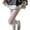 White, variant on Women's Garter Belt Tights Silk Stockings Suspender Pantyhose Tights Oil Glossy High Waist Pantyhose Thigh High Stocking