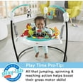 thumbnail image 5 of Fisher-Price Baby Bouncer Animal Wonders Jumperoo Activity Center with Music and Lights, Unisex, 5 of 6