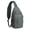 Gray, variant on WATERFLY Unisex RFID Blocking Anti-Theft Multiple Pockets Travel Sling Cross-Body Shoulder Chest Bag,Black