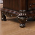 thumbnail image 3 of Furniture of America Elloise 5-Drawer Solid Wood Chest in Dark Cherry, 3 of 9