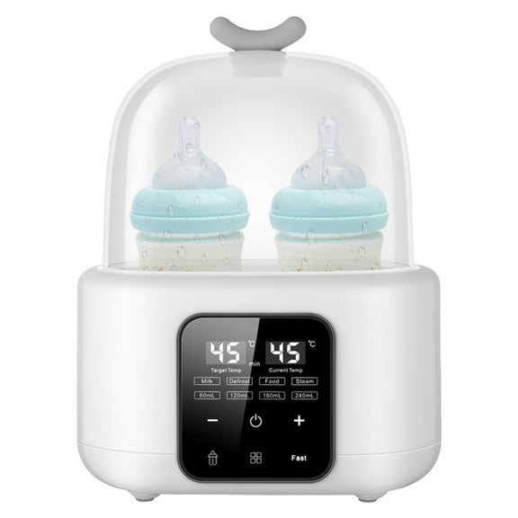 EcoNest Baby Bottle Warmer Double Bottle Warmer With Smart Temperature Control Breastmilk Warmer For Twins Multifunctional Milk Heater For Home Accurate Temperature Adjustment