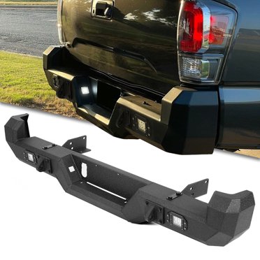 Rear Back Bumper for 2005- 2015 Toyota Tacoma w/ D-Rings Heavy Duty Rear Back Bumper for 2005- 2015 Toyota Tacoma w/ D-Rings Heavy Duty