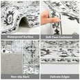 thumbnail image 5 of MJIAexp 8'x10' Moroccan Area Rug Washable Bedroom Rug Vintage Boho Area Rug Non-Slip Accent Throw Rug Stain Resistant Floor Carpet for Kitchen Entryway Living Room Office Boho Gray, 5 of 8