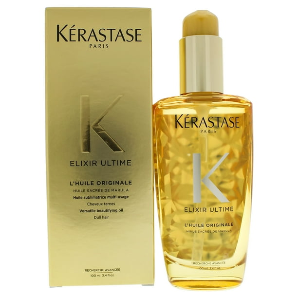 Kerastase Elixir Ultime L'Huile Originale Aceite capilar embellecedor versátil, 3.4 fl oz