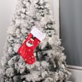 thumbnail image 4 of RKSTN christmas ornaments Christmas Red And White Felts Christmas Stockings Christmas Door Hangings Wall Hangings Windowsill Fireplace Ornaments Christmas Gift Bags With Lanyards, 4 of 6