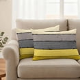 thumbnail image 2 of Outdoor Pillow Covers Gradient Yellow Wood Grain Waterproof Pillow Cases 20x12 Set of 2, Vintage Farmhouse Wooden Throw Pillow Cover Pillowcase for Patio Balcony Couch Garden, 2 of 9