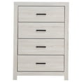 thumbnail image 4 of Cterwk 4 Drawer Dresser for Living Room, Bedroom, Light Gray, 4 of 10