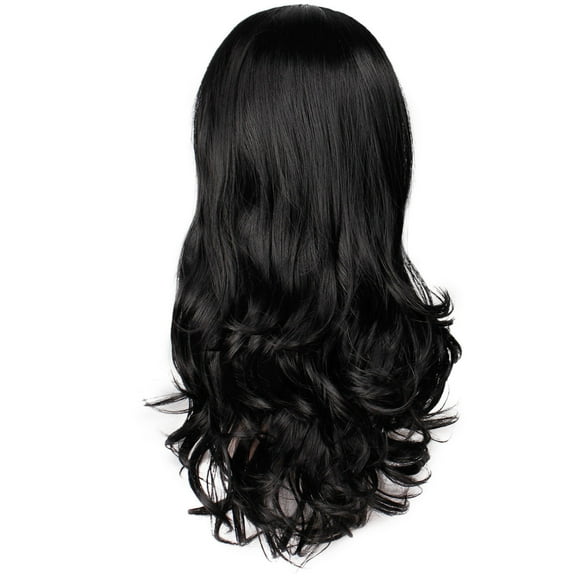 Clearance 2024!Human Hair Wig Wig Natural Heat Density Synthetic Women's Outdoor High Hair Body Wave wig Headband Wigs
