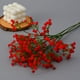 thumbnail image 1 of Xiao Hua 15 flores artificiales de aliento de bebé, ramo de gypsophila artificial de tacto real para arreglos florales de boda, fiestas, decoración del hogar (rojo), 1 of 5