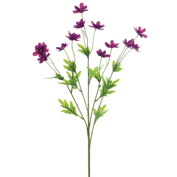 Allstate Artificial Mini Cosmos Floral Spray - 27" - Violet