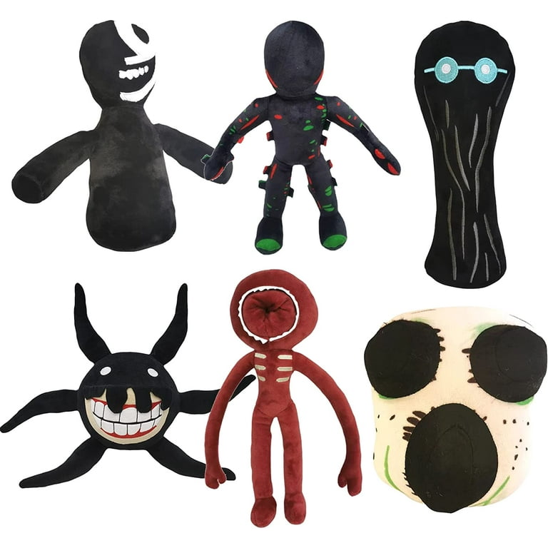 Doors Plush Set,6PC SPP Material Doors Short Plush Figure Jack