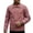 Red, variant on MXALUOB Men's Work Jacket Solid Color Button Front Trucker Jackets with Zipper Pockets Long Sleeve Trendy Casual Coat Winter Tops