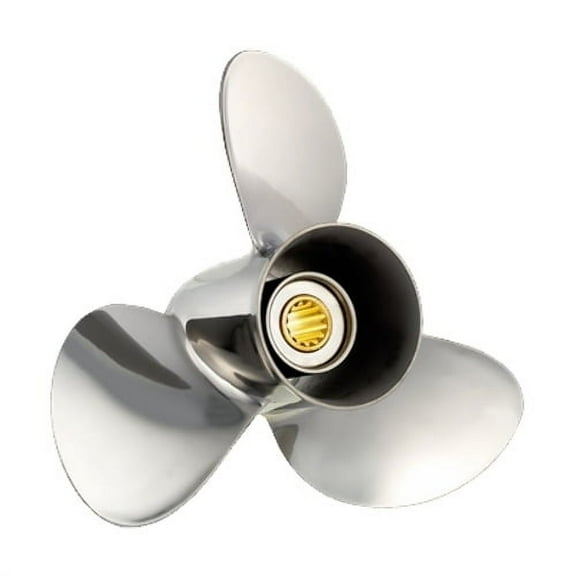 Solas Yamaha 333111113 New Saturn, Stainless Steel 3-Blade Propeller