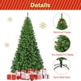 thumbnail image 4 of 6ft/7.5ft/9ft Artificial Christmas Tree with Solid Metal Stand 6 Foot, 4 of 5