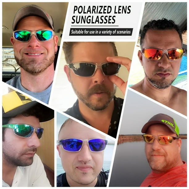 Maiding Kuguaok 2pcs Polarized Sports Sunglasses For Men Uv Protection Fashion Driving Cycling Fishing Sun Glasses Other