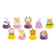 thumbnail image 3 of BotaniNest 9 Piece 3D Easter Party – 3D Bunny & Chick Paper Fan Hanging For Easter Celebrations Festive “Happy Easter” 3D For Home Party Venues & Displ, 3 of 7