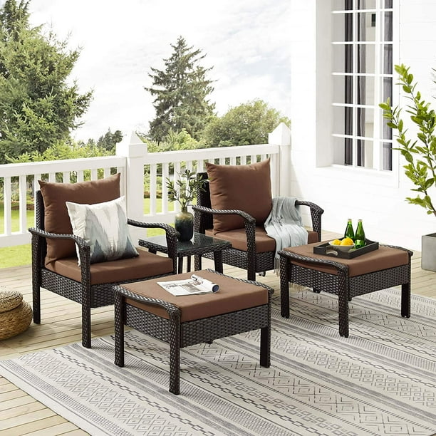 Tribesigns Wicker Patio Furniture Sets, Most Comfortable Outdoor Furniture