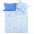 thumbnail image 7 of Lux Decor Collection Microfiber Twin Bed Sheets Set, 4 Pc Bedding Sheet Set - White Blue, 7 of 7