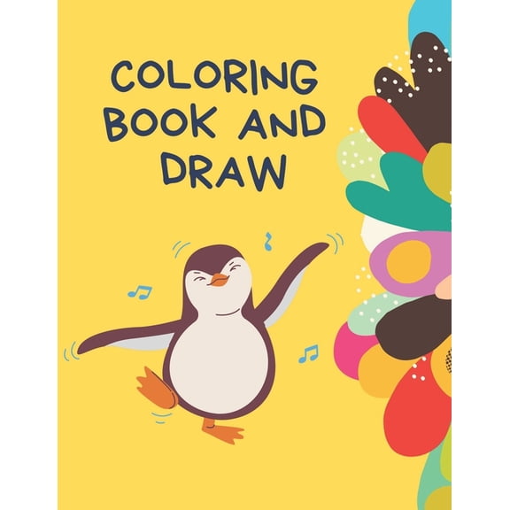 Coloring Book and draw: COLORING BOOK (30 Pages, Blank, 8.5 x 11) (Paperback)